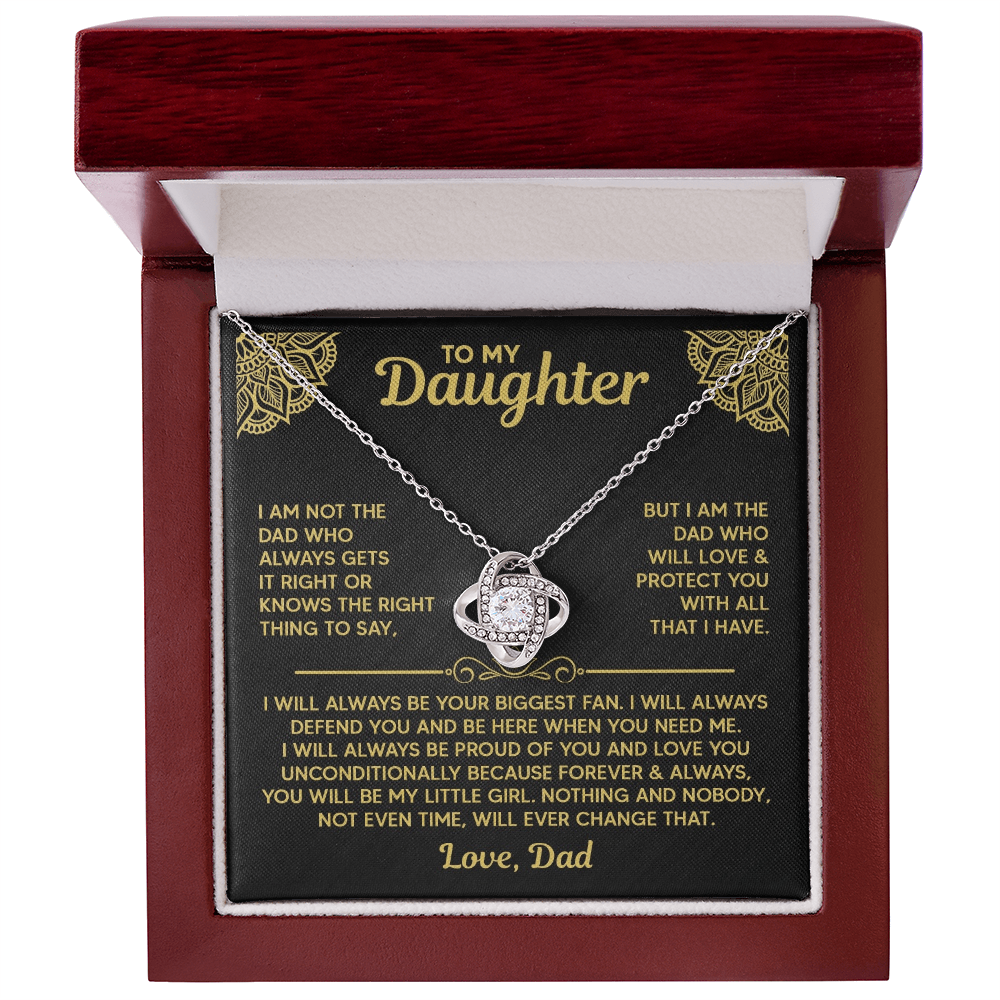 Amity Knot Necklace - Daughter Your Biggest Fan