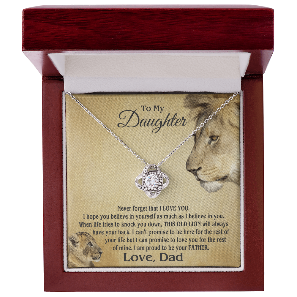 Amity Knot Necklace - Daughter Proud Father