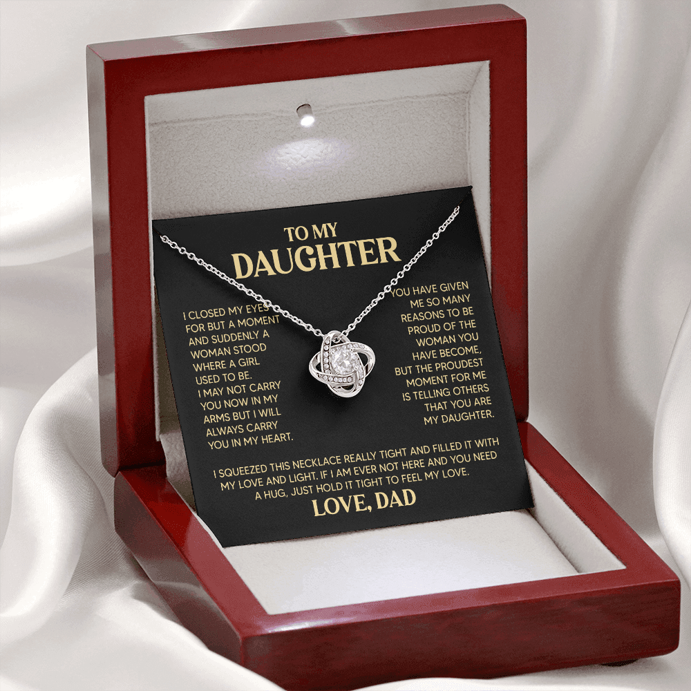 Amity Knot Necklace - Daughter - Feel My Love