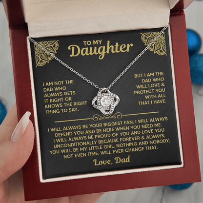 Amity Knot Necklace - Daughter Your Biggest Fan