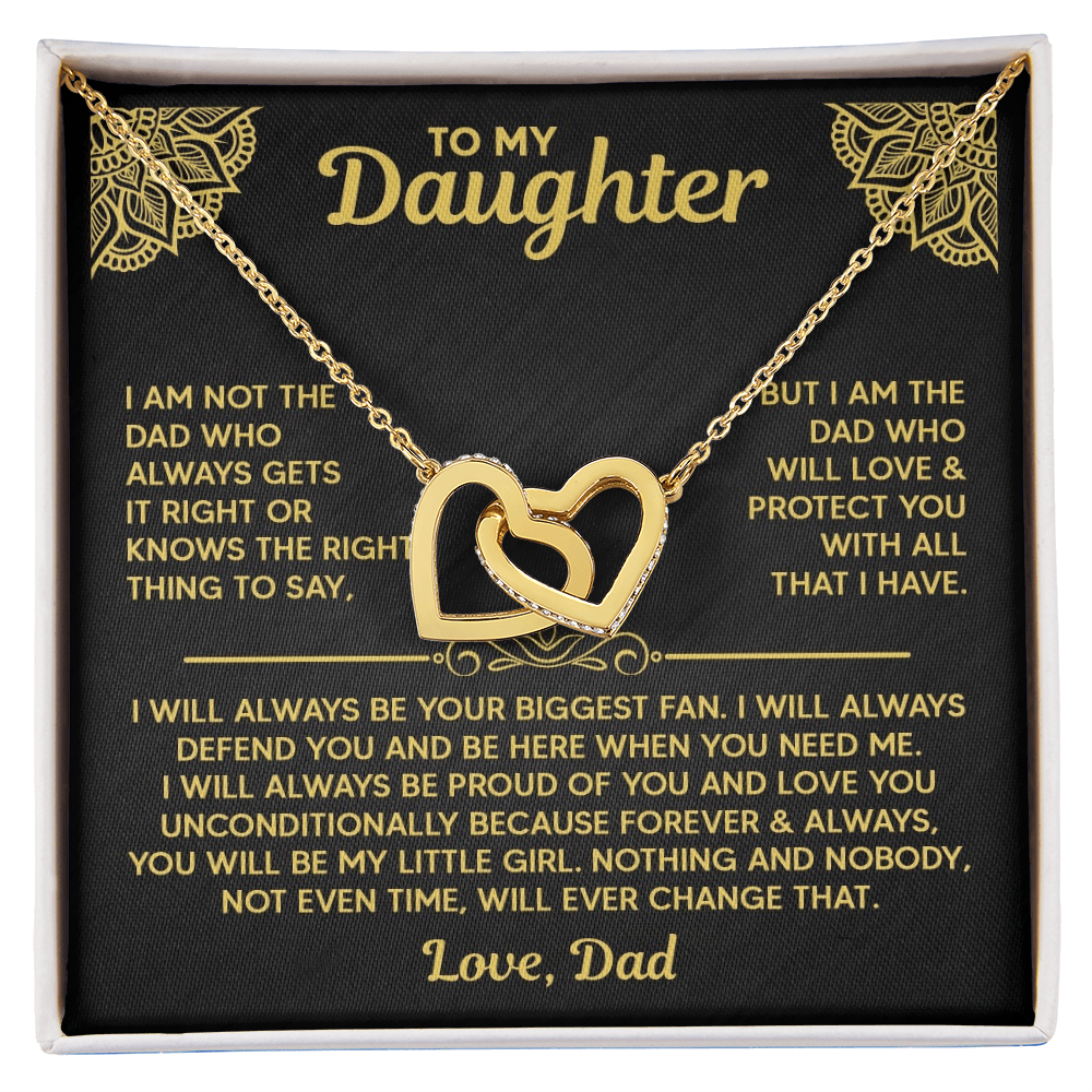 Amity Interlocked Necklace - Daughter Your Biggest Fan