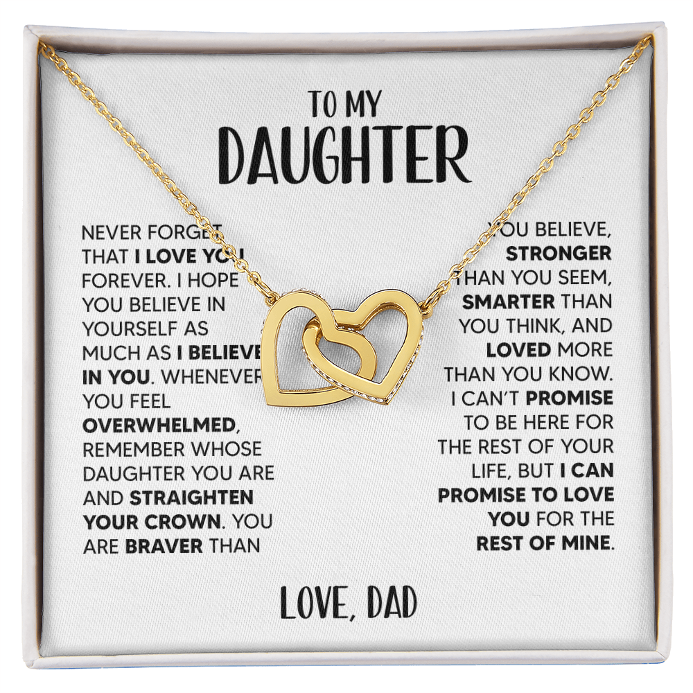 Amity Heart Necklace - Daughter I Believe In You - D
