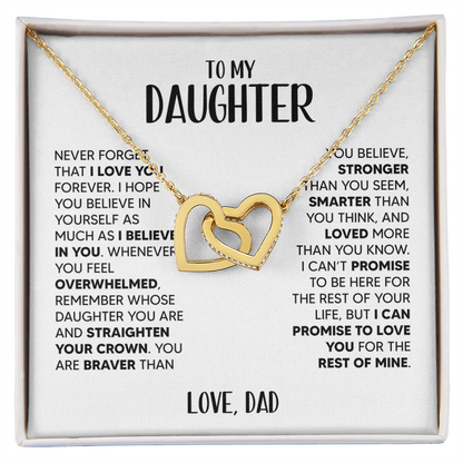 Amity Heart Necklace - Daughter I Believe In You - D