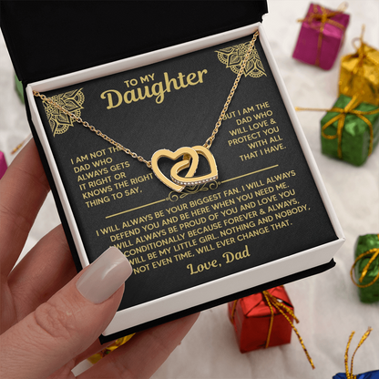 Amity Interlocked Necklace - Daughter Your Biggest Fan