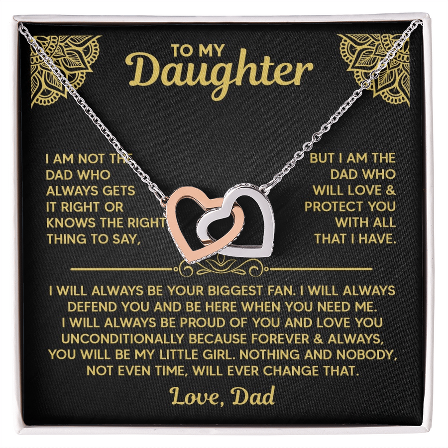Amity Interlocked Necklace - Daughter Your Biggest Fan