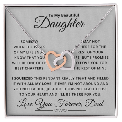 Amity Interlocking Necklace - Daughter Be There For You