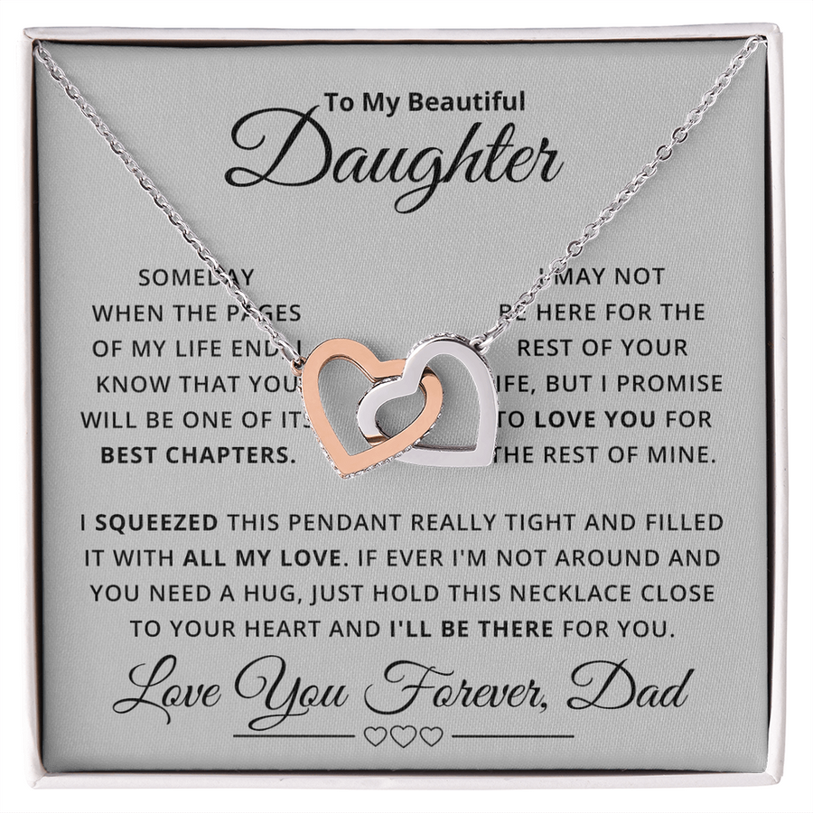 Amity Interlocking Necklace - Daughter Be There For You