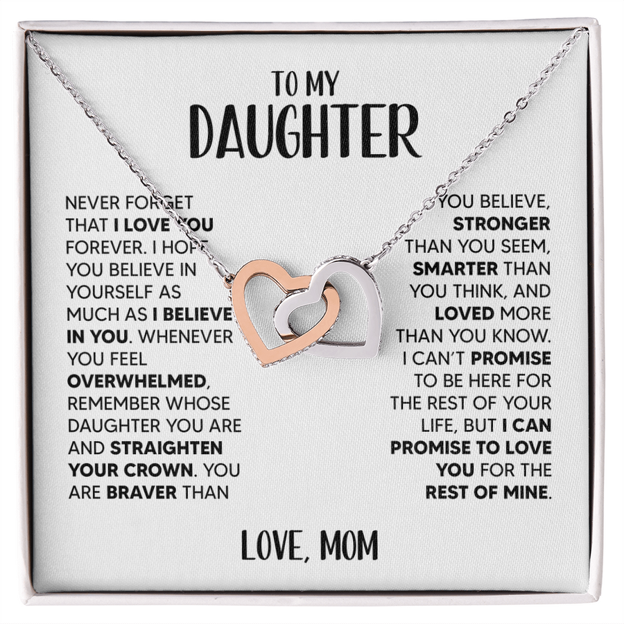 Amity Interlocking Necklace - Daughter I Believe In You - M