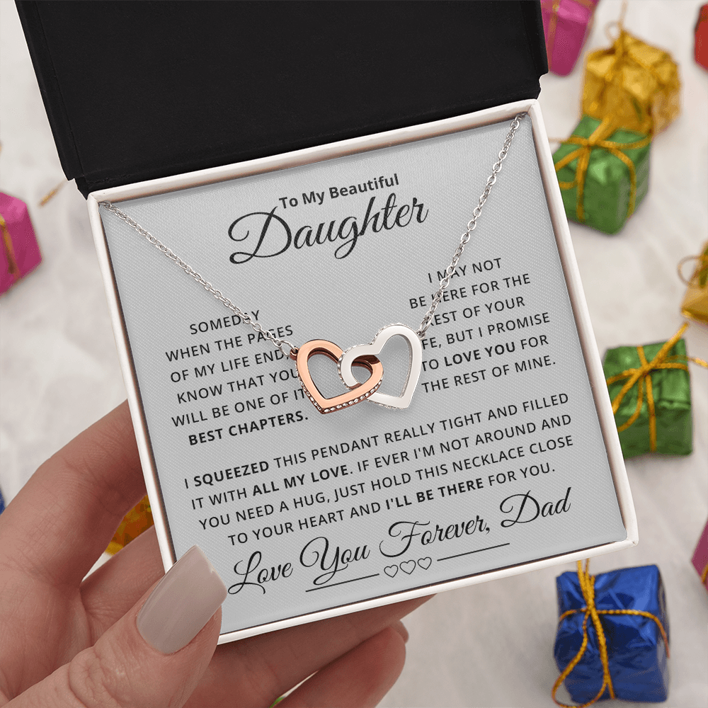 Amity Interlocking Necklace - Daughter Be There For You