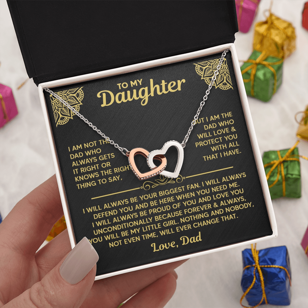 Amity Interlocked Necklace - Daughter Your Biggest Fan