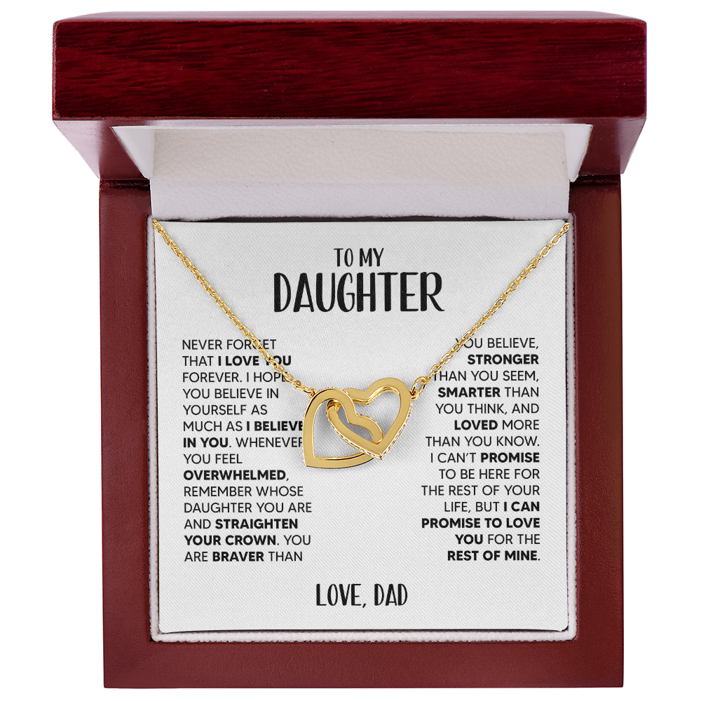 Amity Heart Necklace - Daughter I Believe In You - D