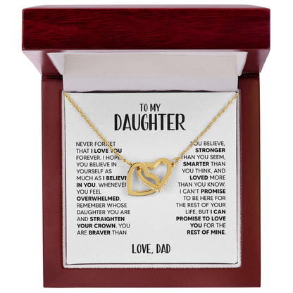 Amity Heart Necklace - Daughter I Believe In You - D
