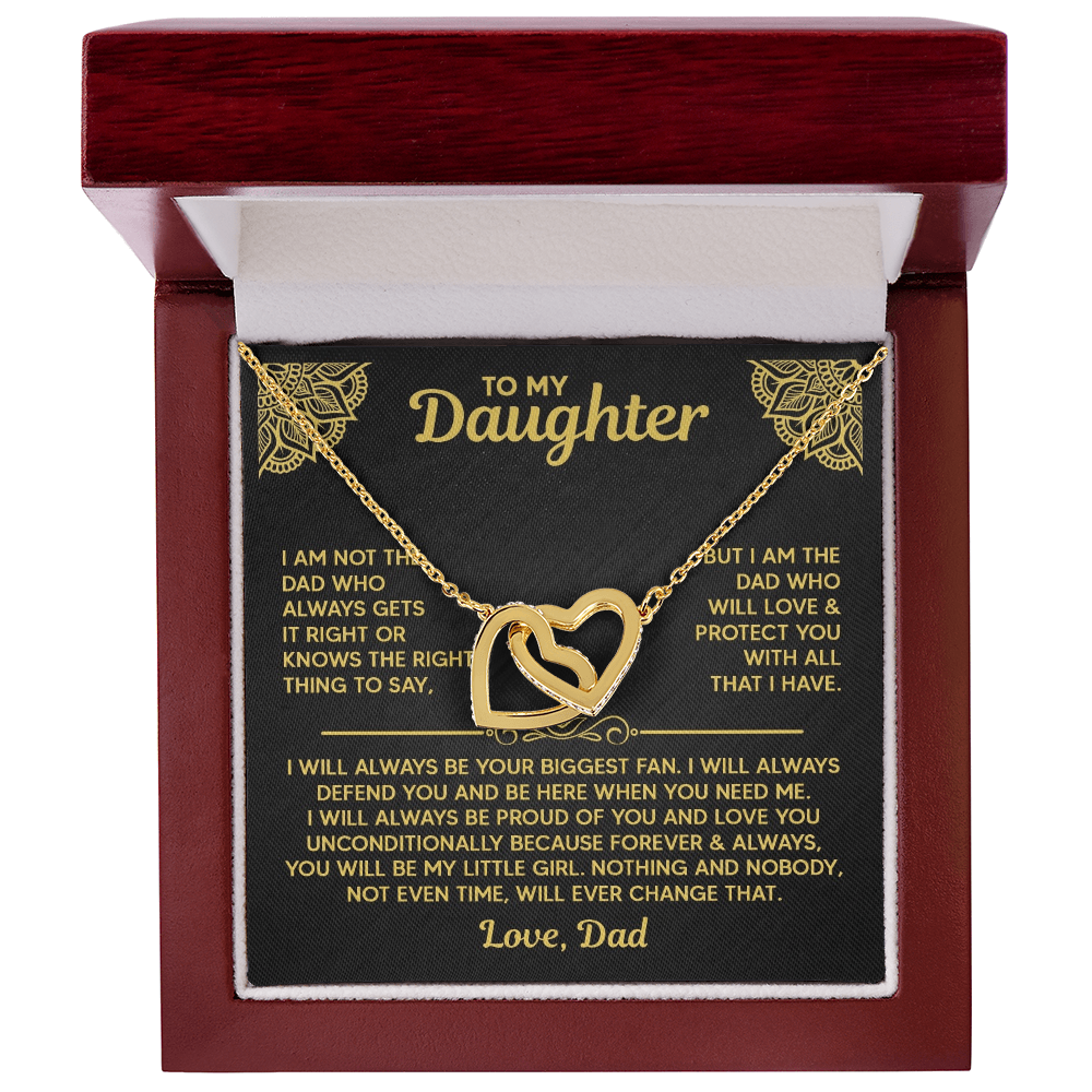 Amity Interlocked Necklace - Daughter Your Biggest Fan