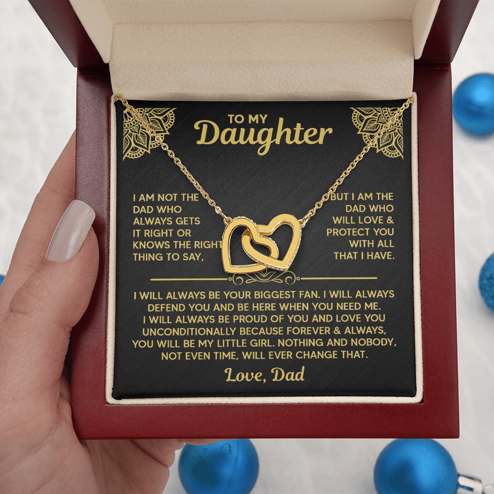 Amity Interlocked Necklace - Daughter Your Biggest Fan