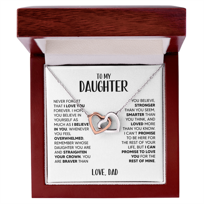 Amity Heart Necklace - Daughter I Believe In You - D