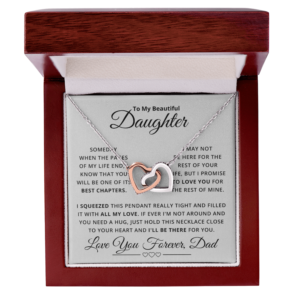 Amity Interlocking Necklace - Daughter Be There For You