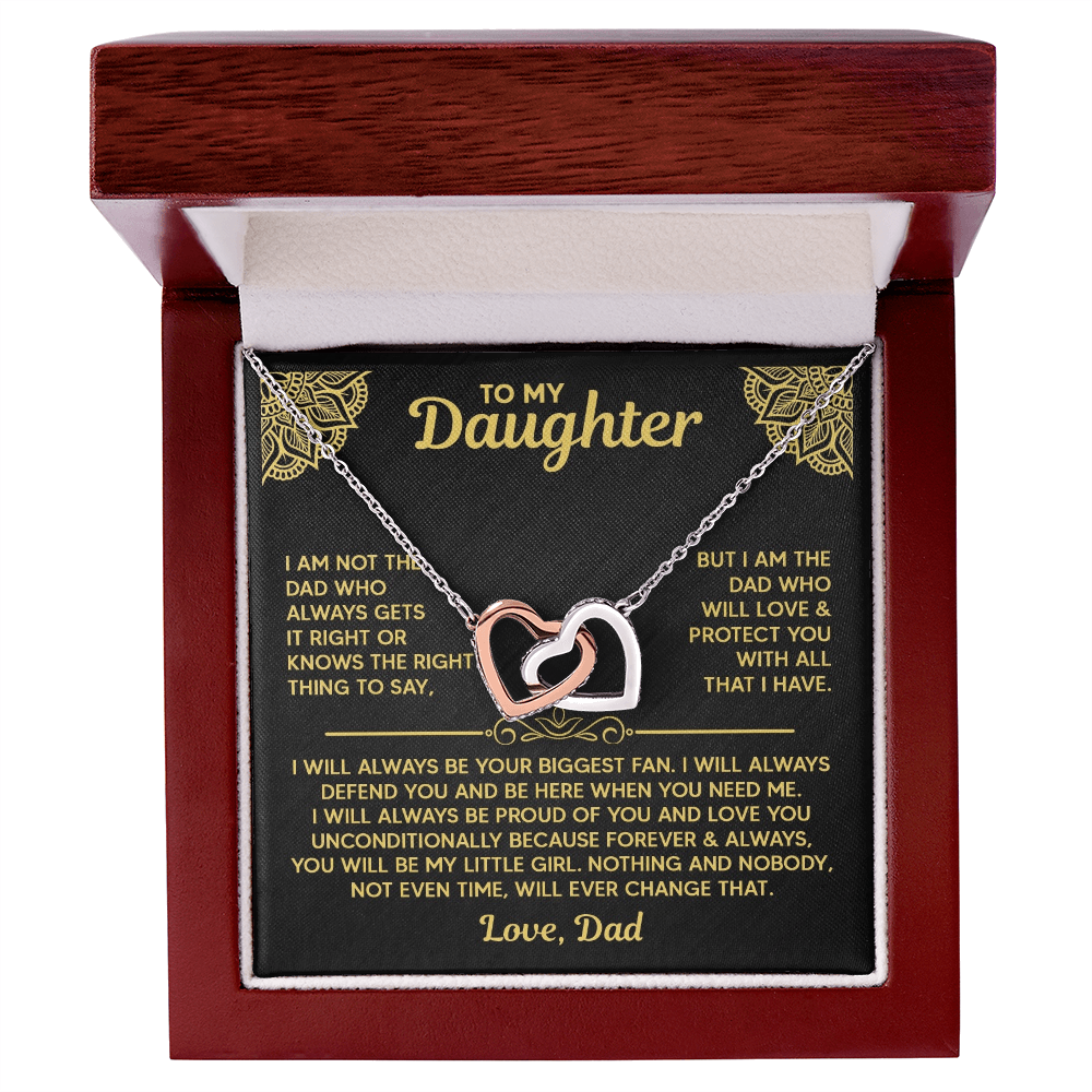 Amity Interlocked Necklace - Daughter Your Biggest Fan