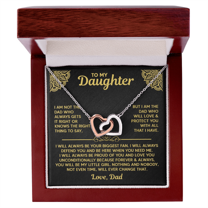 Amity Interlocked Necklace - Daughter Your Biggest Fan