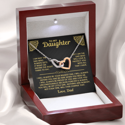 Amity Interlocked Necklace - Daughter Your Biggest Fan