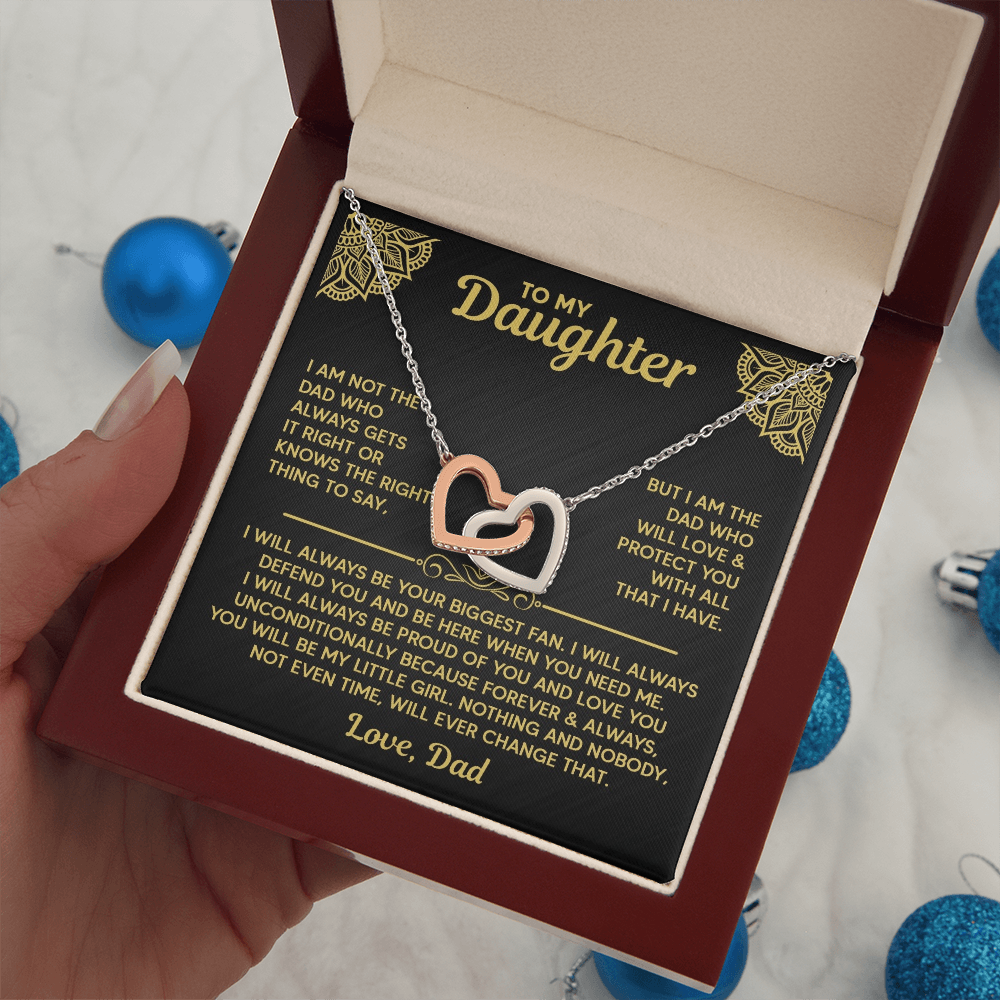 Amity Interlocked Necklace - Daughter Your Biggest Fan