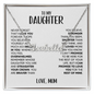Amity Name Necklace - Daughter I Believe In You - M