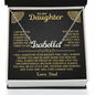 Amity Name Necklace - Daughter Your Biggest Fan