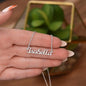 Amity Name Necklace - Daughter I Believe In You - M