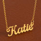 Amity Name Necklace - Daughter Proud Father