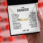 Amity Name Necklace - Daughter I Believe In You - D