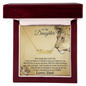 Amity Name Necklace - Daughter Proud Father