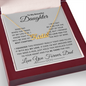 Amity Name Necklace - Daughter Be There For You
