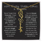 Amity Flower & Name Necklace - With Every Storm, Comes a Rainbow