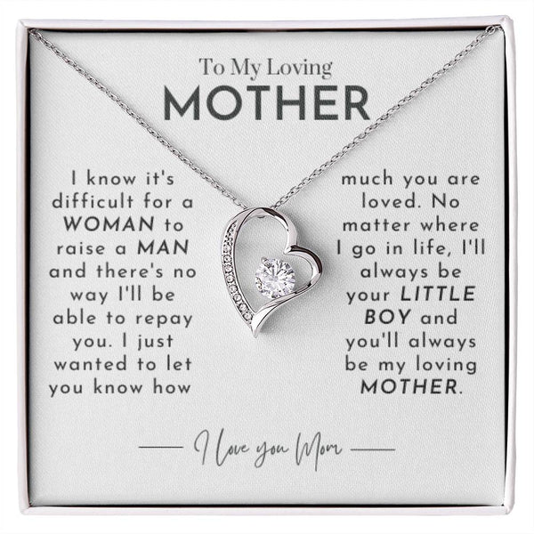 Amity Heart Necklace - My Loving Mom