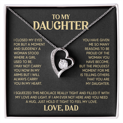 Amity Heart Necklace - Daughter - Feel My Love