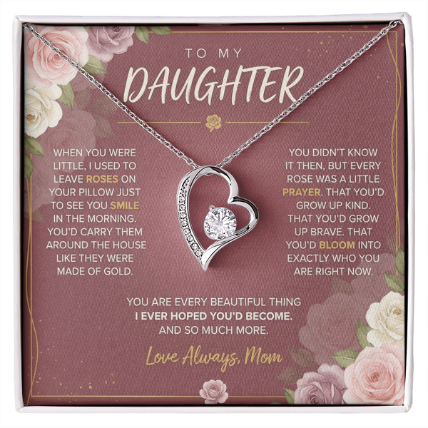Amity Heart Necklace - Daughter Every Rose I Gave You