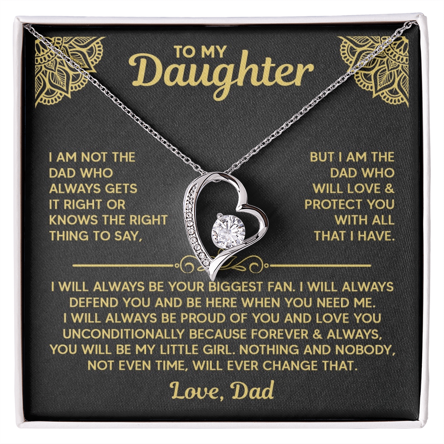 Amity Heart Necklace - Daughter Biggest Fan