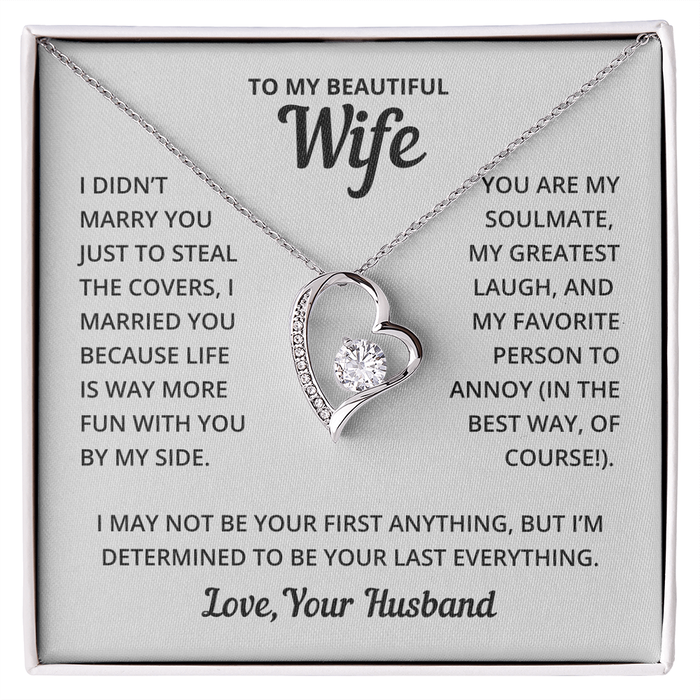 Amity Heart Necklace - My Beautiful Wife