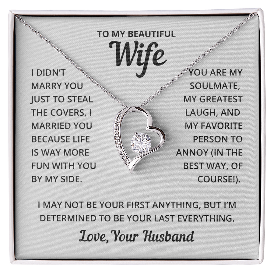 Amity Heart Necklace - My Beautiful Wife