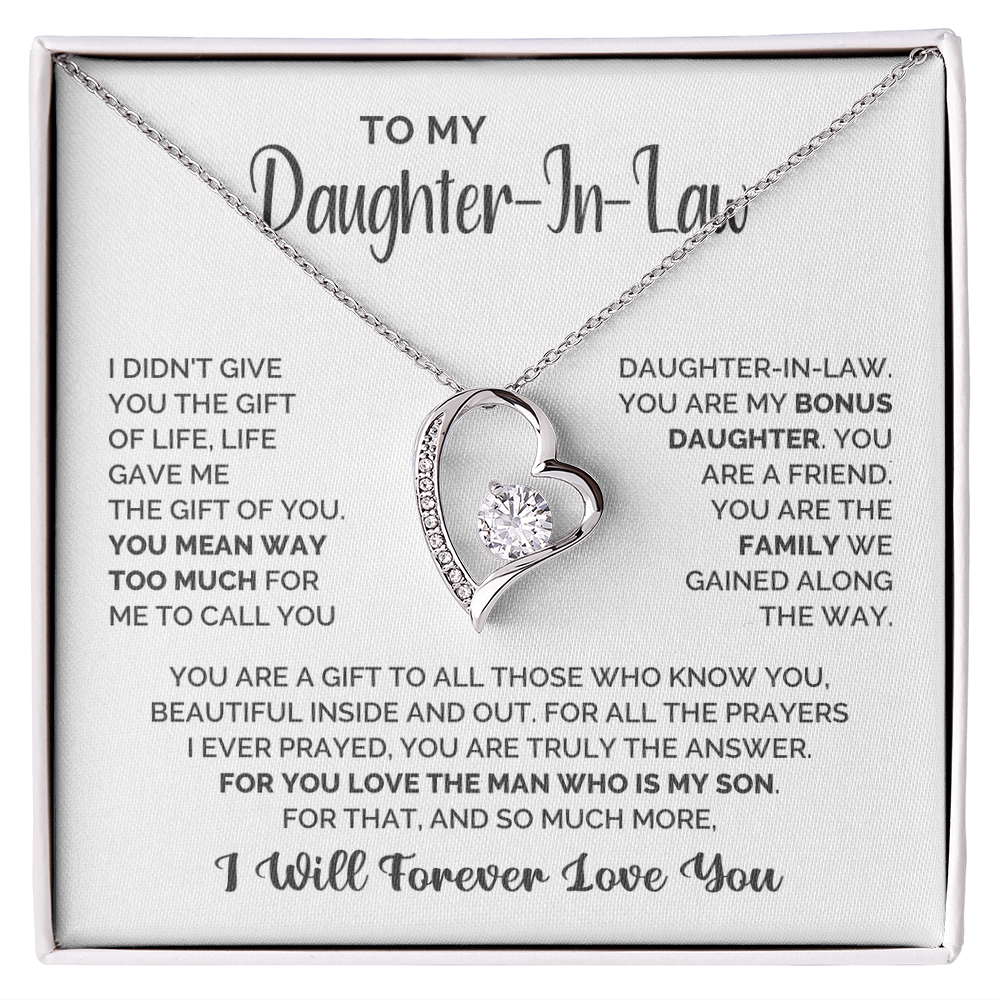 Amity Heart Necklace - Daughter In Law