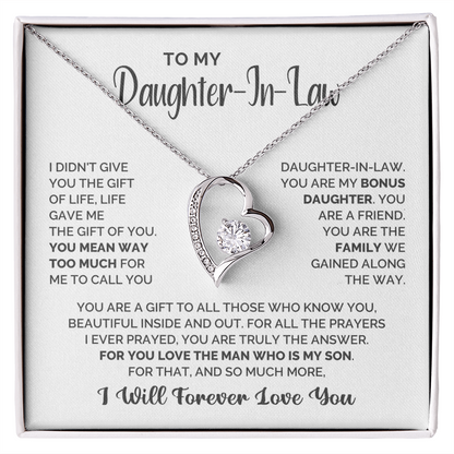Amity Heart Necklace - Daughter In Law