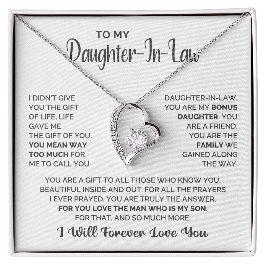 Amity Heart Necklace - Daughter In Law