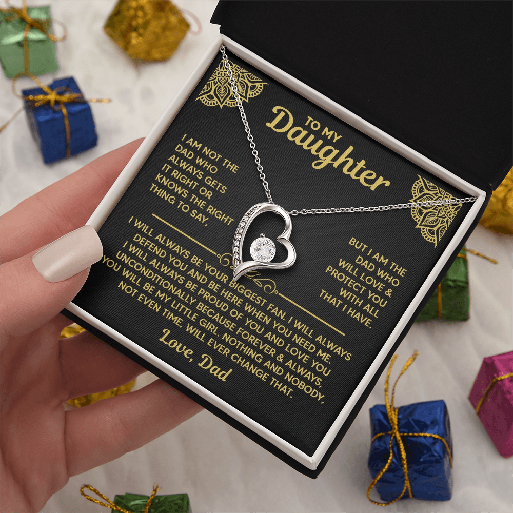 Amity Heart Necklace - Daughter Biggest Fan