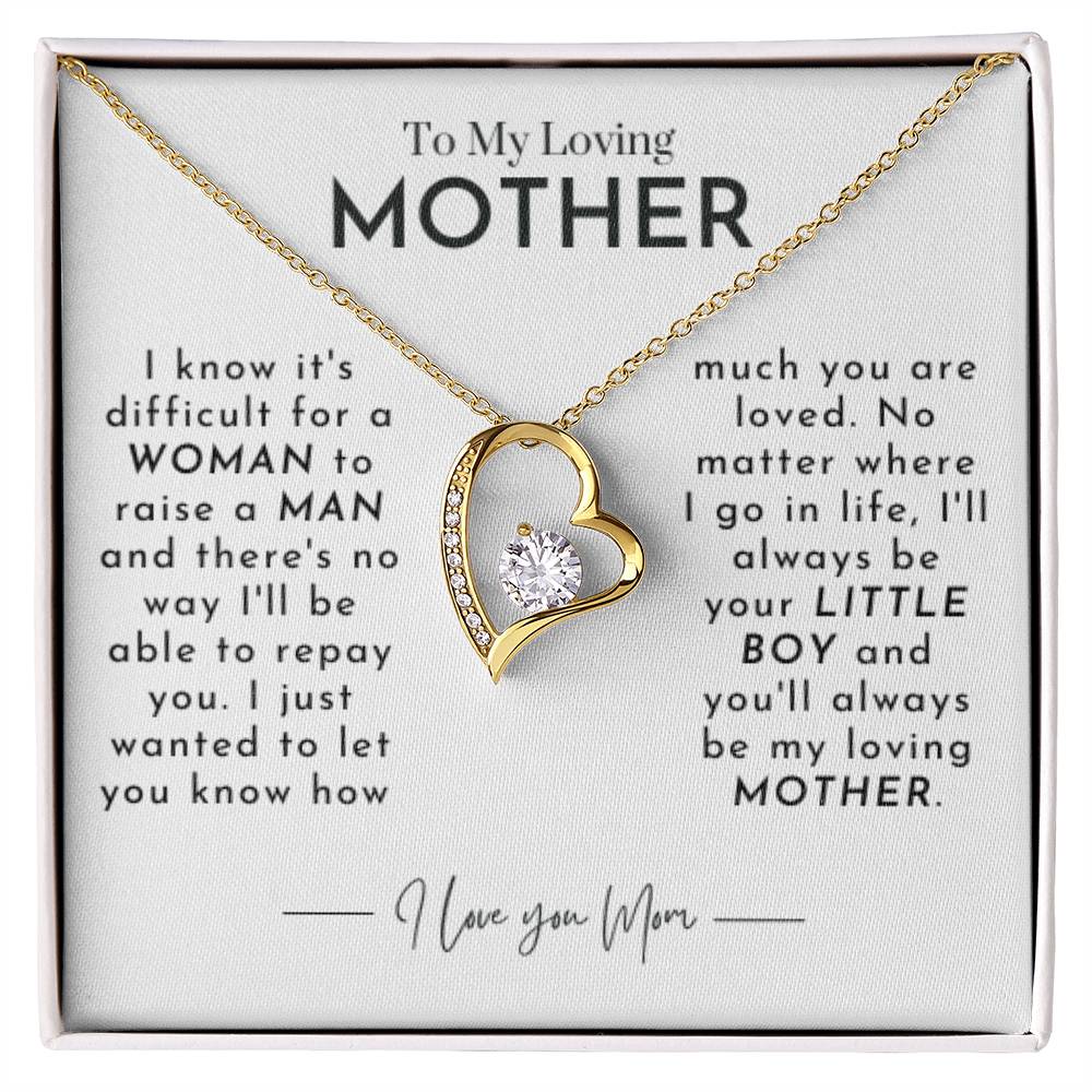 Amity Heart Necklace - My Loving Mom