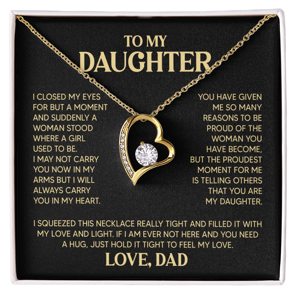 Amity Heart Necklace - Daughter - Feel My Love