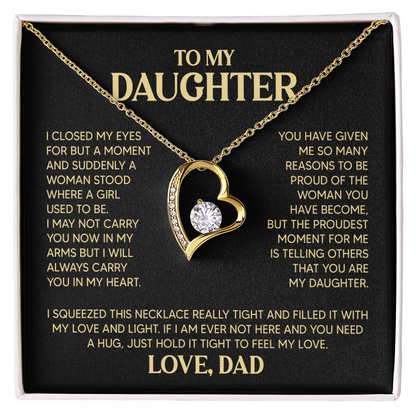 Amity Heart Necklace - Daughter - Feel My Love