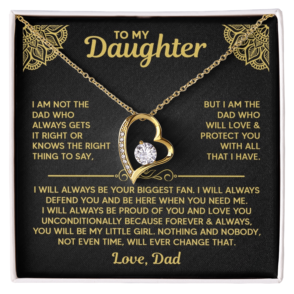 Amity Heart Necklace - Daughter Biggest Fan