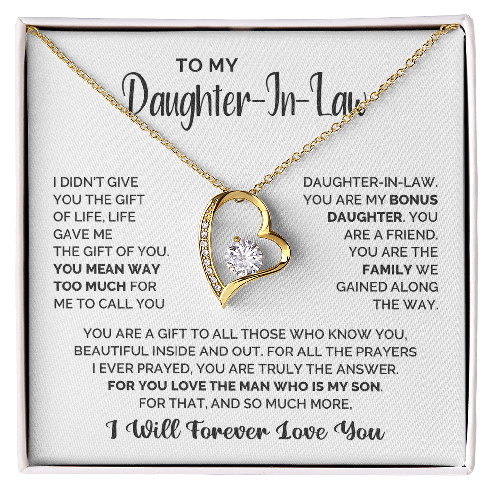 Amity Heart Necklace - Daughter In Law