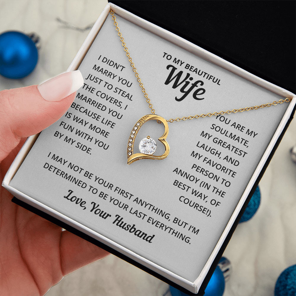 Amity Heart Necklace - My Beautiful Wife