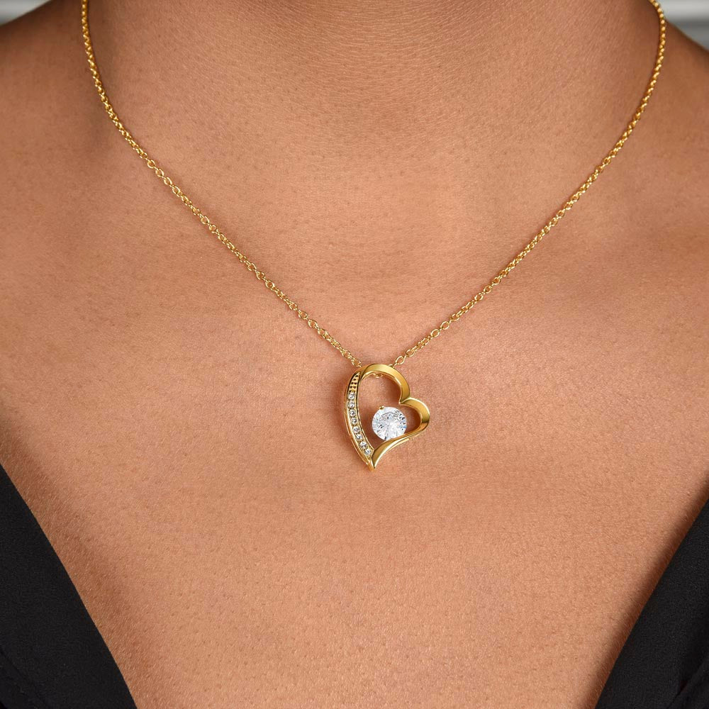 Amity Heart Necklace - Daughter Proud Father