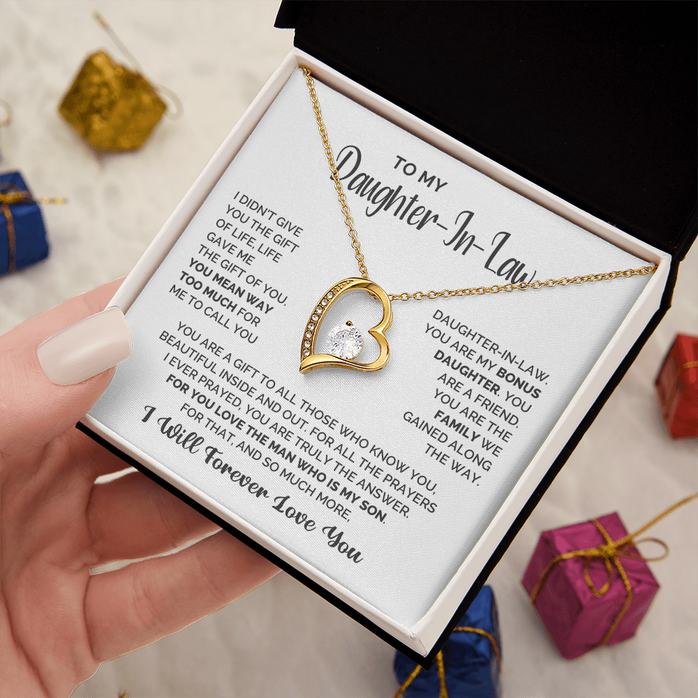 Amity Heart Necklace - Daughter In Law